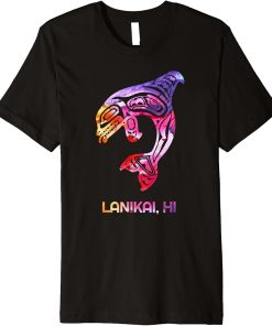 Tribal Lanikai Orca Killer Whale Indigenous Native Premium T-Shirt